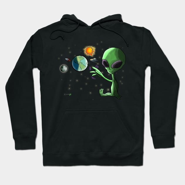 Alien Hoodie by jimmygatti